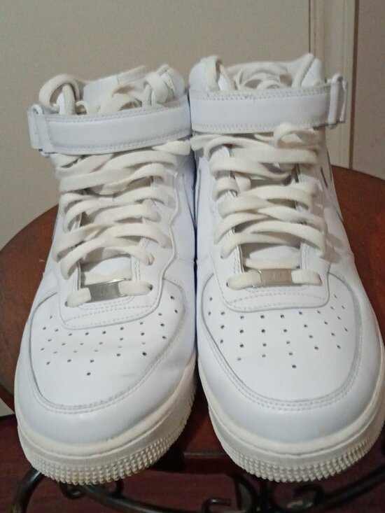 Nike Air Force 1 \'07 Mid Shoes Mens Size 11.5 White Mid Top Sneakers CW2289-111 main image 11